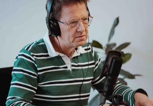 KlaasJan interviewt met podcastset