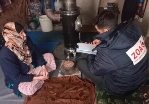 Syria | Safeea sitting on the ground