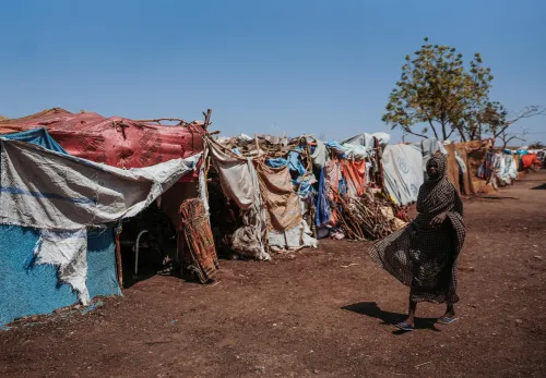 Vluchtelingen in Sudan
