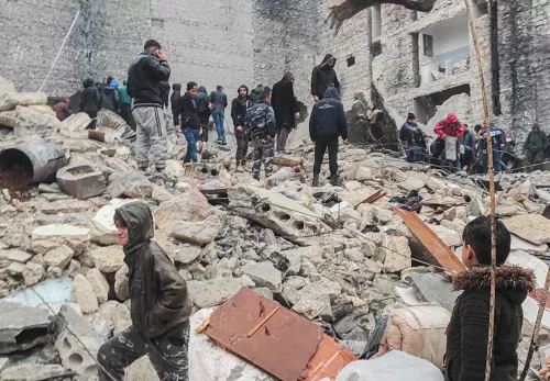 Aardbeving Syrië