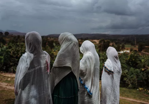 Verkrachte vrouwen in Tigray