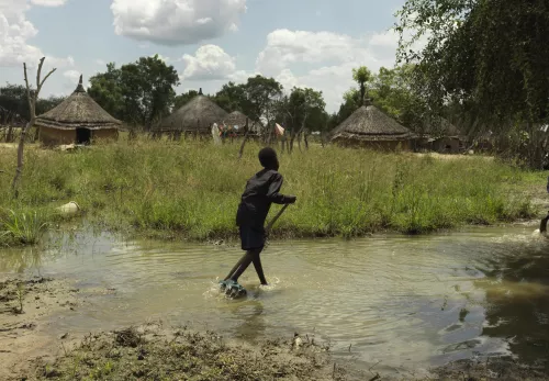 Jongetje in Zuid-Sudan