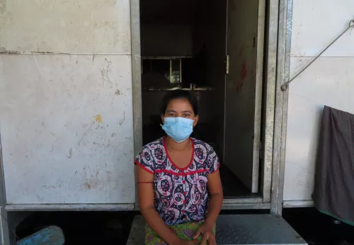 Tin Win uit Myanmar moet vaak een maaltijd overslaan