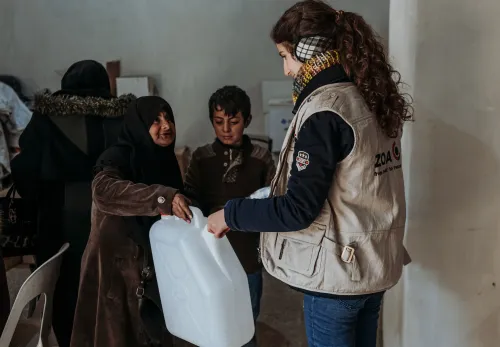 ZOA medewerker in Syrië
